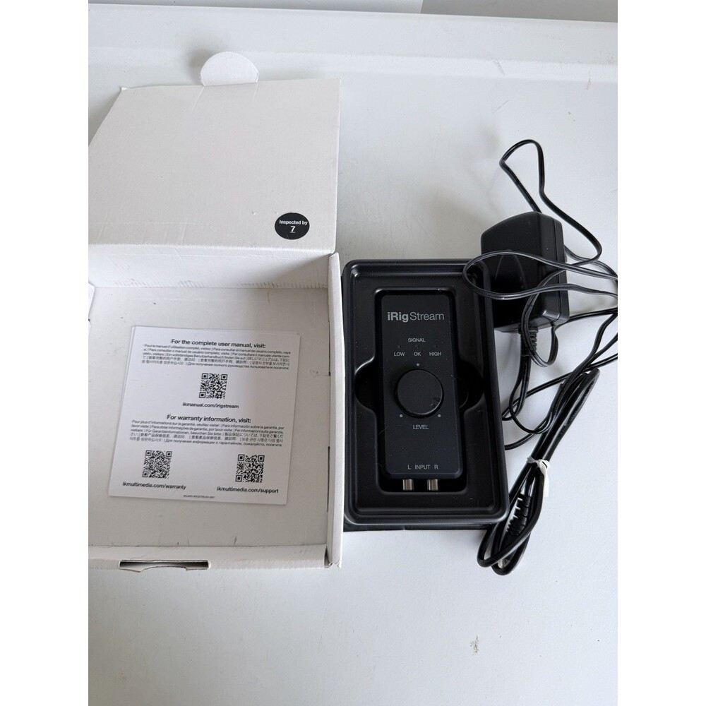 iRig Stream Audio Streaming Interface IK000116